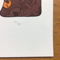 Pig Lady - 2008 John Dyer Baizley Poster Orange Art Prints