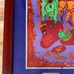 Phish - 2009 Jim Pollock Poster Indio, CA Festival 8, Framed Empire Polo Club