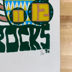 Colorado String Cheese Incident - 2007 Tripp Poster Red Rocks Morrison, CO