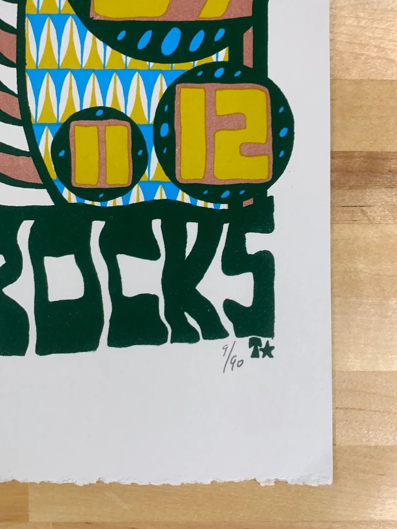 Colorado String Cheese Incident - 2007 Tripp Poster Red Rocks Morrison, CO