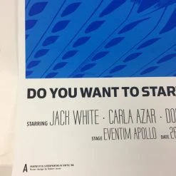 Gig Posters Jack White C369 N1 - 2018 Rob Jones Poster London, ENG Eventim Apollo