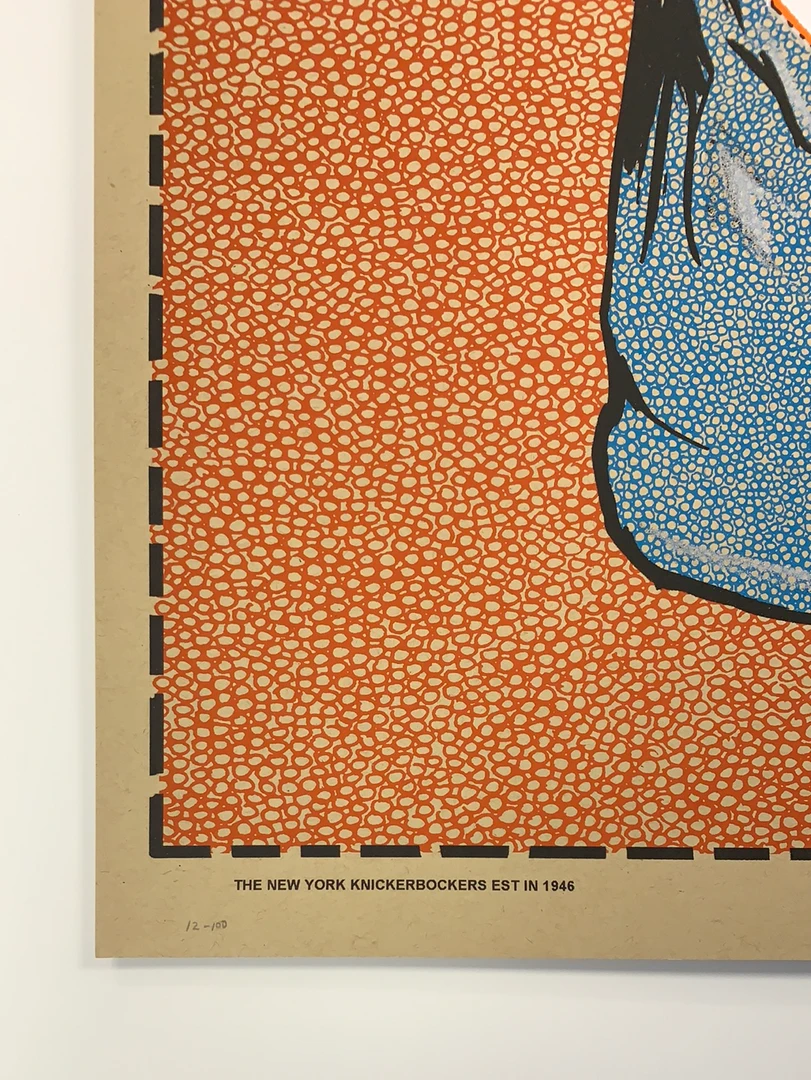 Knicks - 2014 Fugscreens Studios Poster Patrick Ewing Jersey Print