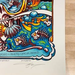 Dead & Company - 2020 AJ Masthay Poster Rivera Cancun Mexico Gig Posters