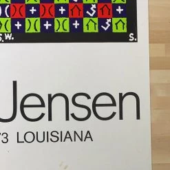 Alfred Jensen - 1973 Art Print Poster Original Vintage Art Prints