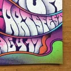 Gig Posters MGMT - 2017 Delicious Design League Poster Montreal, Canada Osheaga Music And Ar