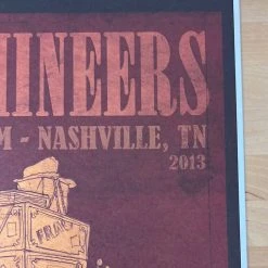 Sold Out Posters Lumineers - 2013 Poster Nashville, TN Ryman Auditorium