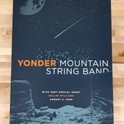 Yonder Mountain String Band - 2008 Anthem Branding Poster Red Rocks Morrison, CO