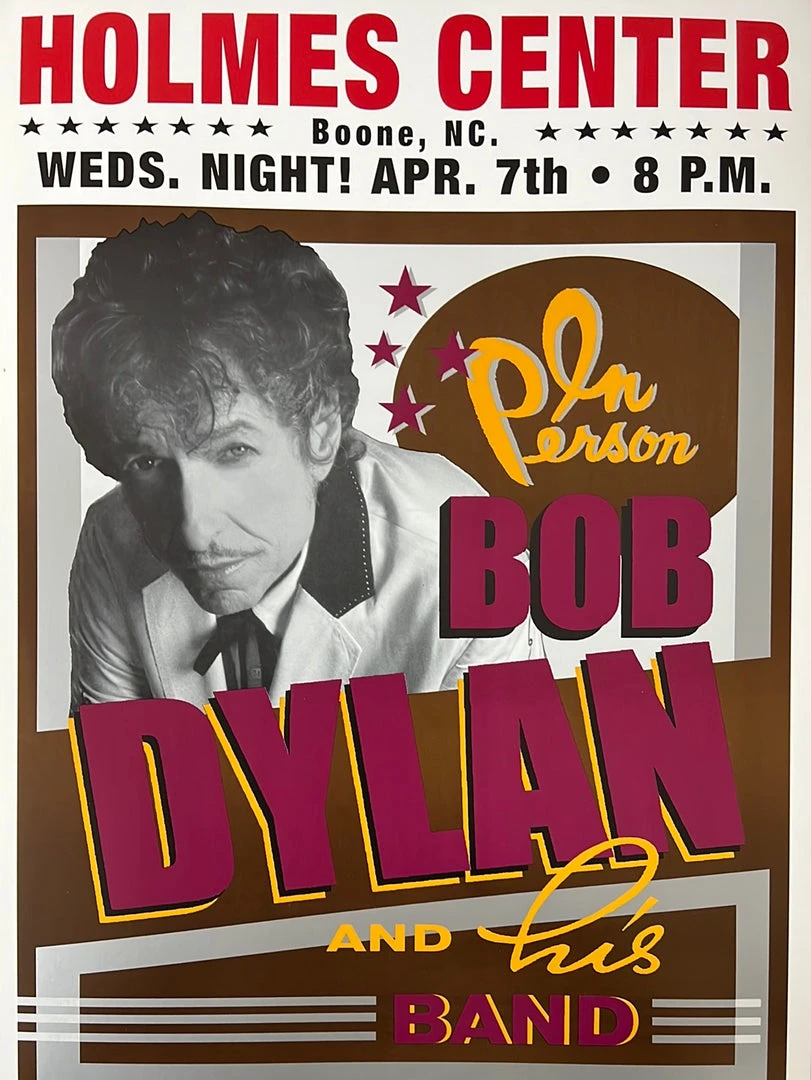 Gig Posters Bob Dylan - 2004 Geoff Gans Poster Boone, NC