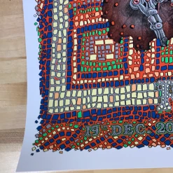 Pearl Jam - 2020 EMEK Streaming Poster Rome, Italy Stadio Olimpico Gig Posters