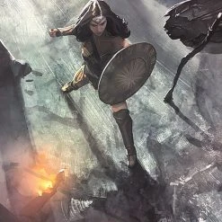 No Man's Land Wonder Woman - Robin Har Poster Art Print Movie/TV Posters