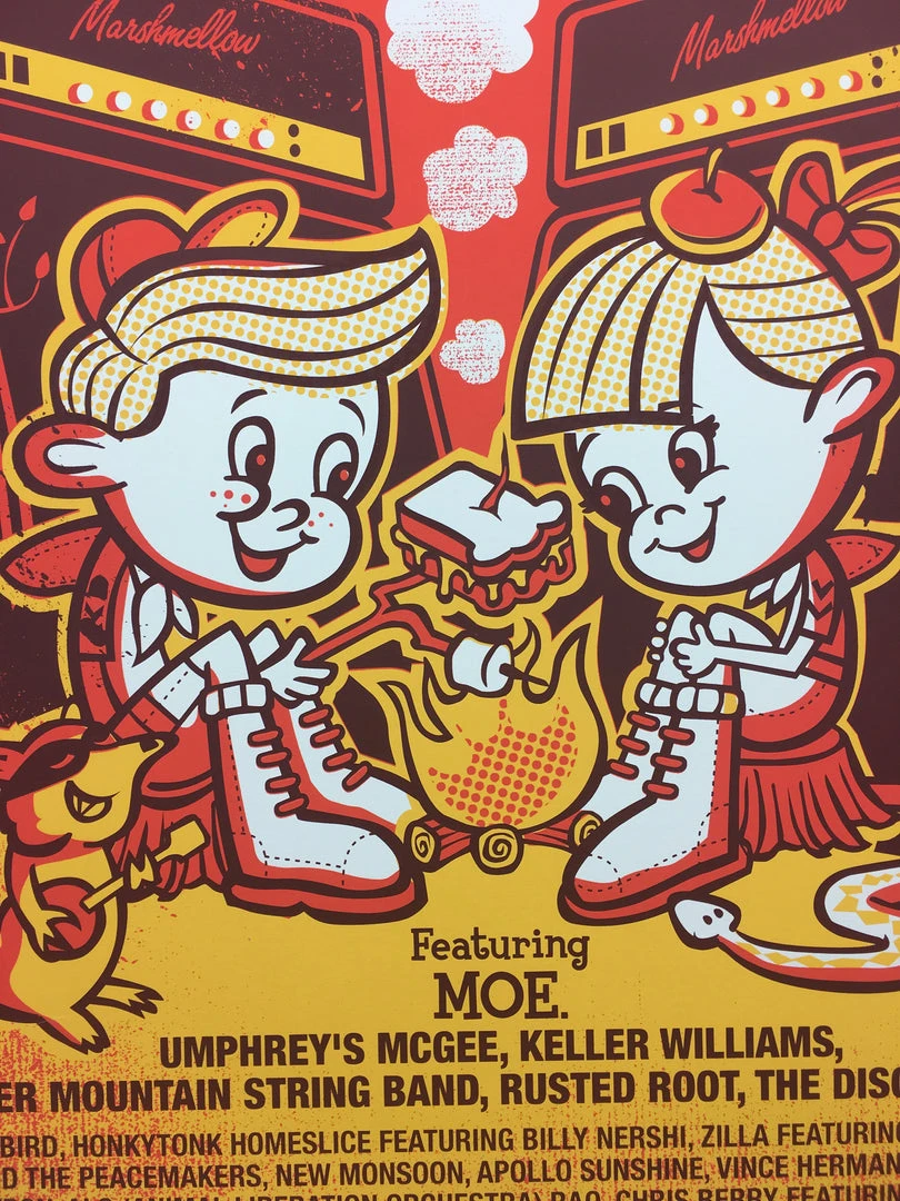 Moe. - 2006 Methane Studios Poster Chillicothe, IL Three Sisters Park Summer Cam