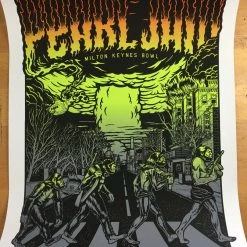 Ames Brothers Gig Posters Pearl Jam - 2014 Ames Design Poster Milton Keynes, UK Milton Keyes Bowl