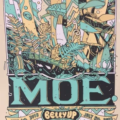 Moe - 2018 Tyler Stout Poster Solana Beach, CA Belly Up