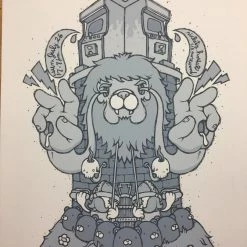 Gig Posters Tyvek - 2009 Mike Budai Poster Pittsburgh, PA Rickety House