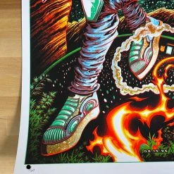 311 - 1996 Miles Tsang Poster Red Rocks Morrison, CO GREEN