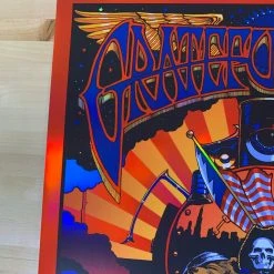 Fare Thee Well - 2015 Richard Biffle Poster Grateful Dead Chicago Soldier Field