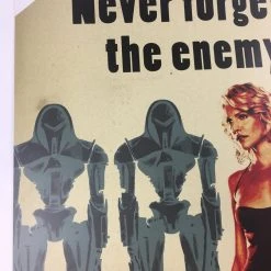 Glen Brogan Never Forget Who The Enemy Is (Battlestar Galactica) - 2008 Adam Levermore-Rich Movie/TV Posters