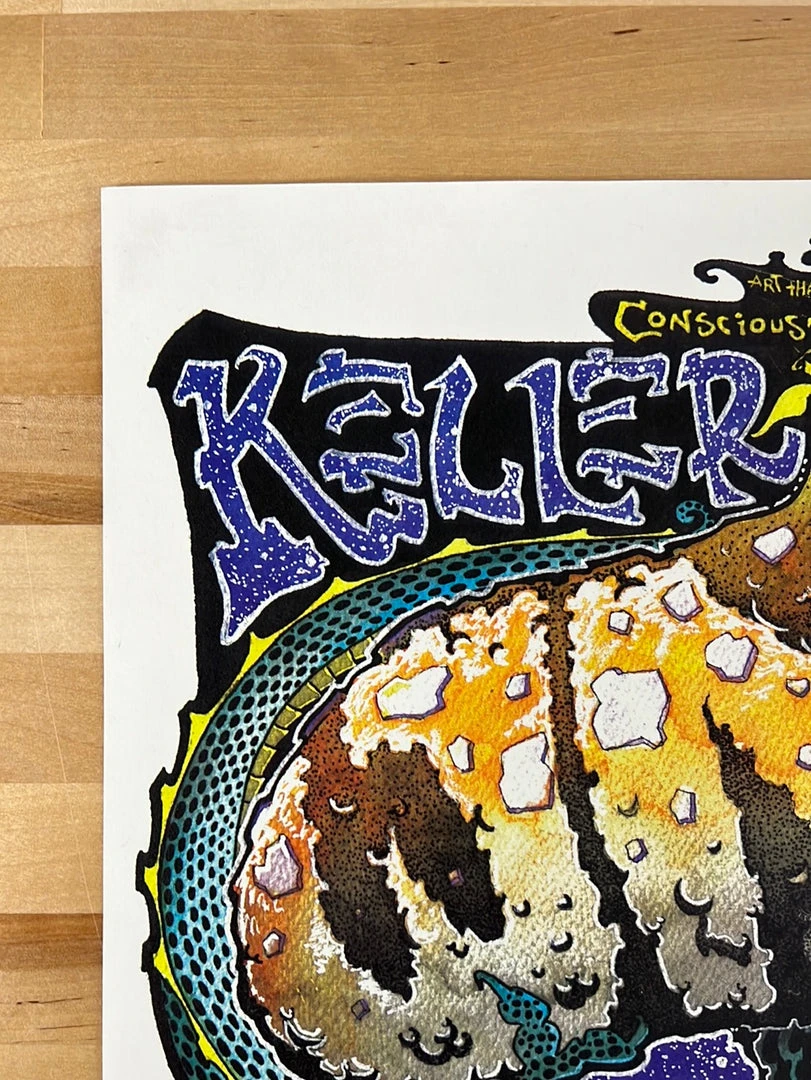 Keller Williams - 2008 Robert Marx Poster The Fillmore, Denver, CO
