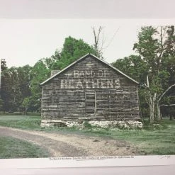 The Band Of Heathens - 2009 Dan MacAdam Crosshair Poster Austin, TX KLRU Studios