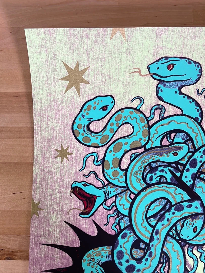 Gig Posters Mastodon - 2022 Tara McPherson Poster Pittsburgh, PA