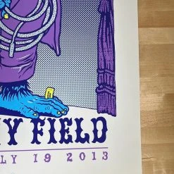Gig Posters Pearl Jam - 2013 Ames Brothers Poster Purple Gorilla Monkey Wrigley Field 1st Ed