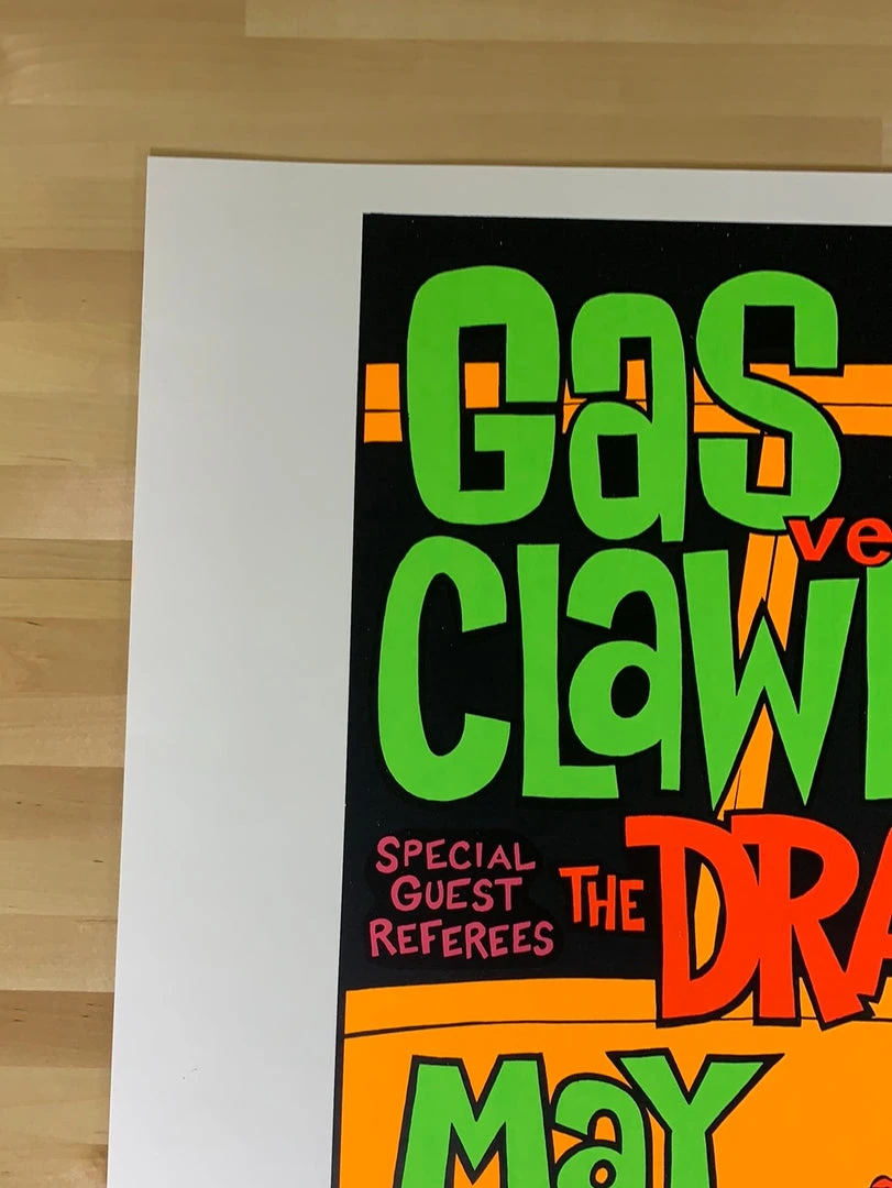 Gas Huffer - 1996 Chris Coop Poster Los Angeles, CA Whisky A Go-Go Gig Posters