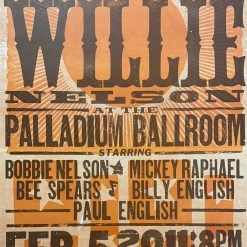 Gig Posters Willie Nelson - 2011 Hatch Show Print 2/5 Poster Dallas, Texas