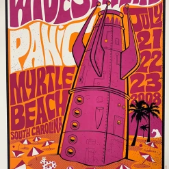 Widespread Panic - 2008 Methane Poster Myrtle Beach, SC AP