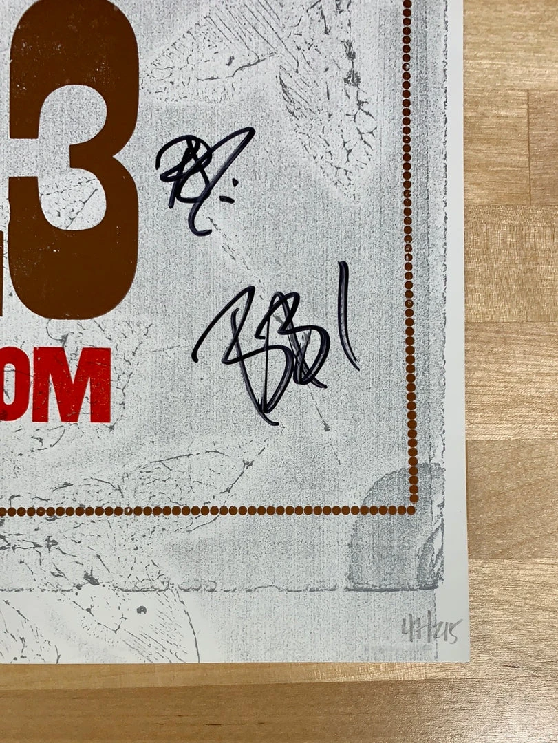 Mohawk Press Umphrey's McGee - 2013 Poster Buffalo, NY Band Signed 47/215