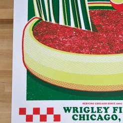 Fall Out Boy - 2021 Mike Tallman Poster Chicago, IL Wrigley Field