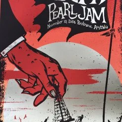 Pearl Jam - 2006 Todd Slater Poster CCFA Australia Hawaii