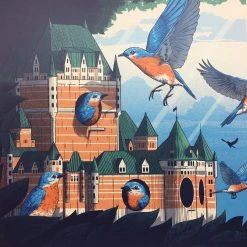 Dave Matthews Band - 2018 Matt Fleming Poster Quebec City, CAN Quebec City Summe