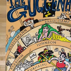 Sold Out Posters The Guggenheim - 1972 Red Grooms Art Print Poster Original Vintage