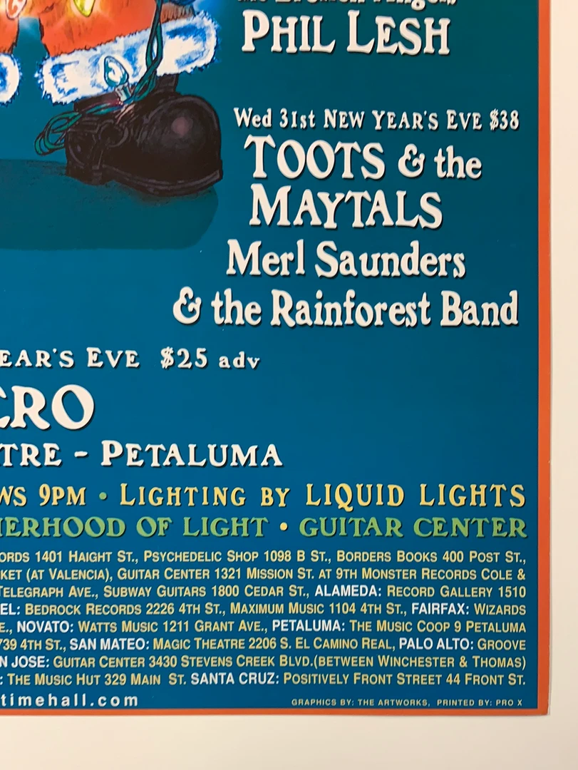 Kathie Hughston Gig Posters MHP 41 George Clinton - 1997 Poster Maritime Hall San Fran 1st