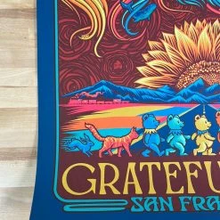 Grateful Dead - 2021 Todd Slater Poster San Francisco, CA 1st