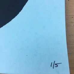 Bob Dylan The Rolling Stone - 2014 Brian Methe Art Print Blue Variant