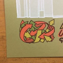 Nonagon - 2010 Jay Ryan Poster Chicago Quenchers Saloon Chicago, IL