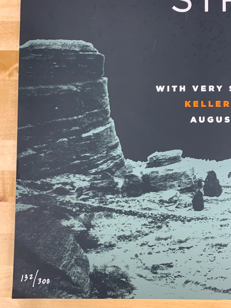 Yonder Mountain String Band - 2008 Anthem Branding Poster Red Rocks Morrison, CO