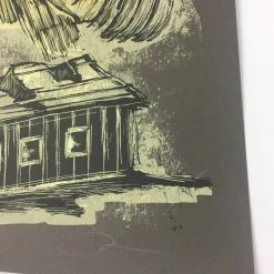 Reconstructed Barn Owl - 2013 Dan Grzeca Poster Art Print Charcoal Brown Art Prints