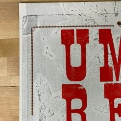 Mohawk Press Umphrey's McGee - 2013 Poster Buffalo, NY Band Signed 47/215