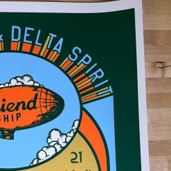 Gig Posters Deer Tick & Delta Spirit - 2021 Matt Cliff Poster Friend Ship Tour Print