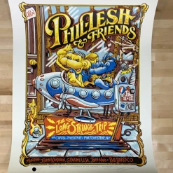 Gig Posters Phil Lesh & Friends - 2019 AJ Masthay Poster Port Chester, NY Capitol Theatre