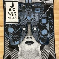Gig Posters Jack White - 2022 The Silent Giants Poster Brooklyn, New York X/33