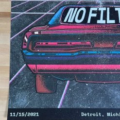 Sold Out Posters Rolling Stones - 2021 Poster Detroit, MI No Filter Tour Gig Posters