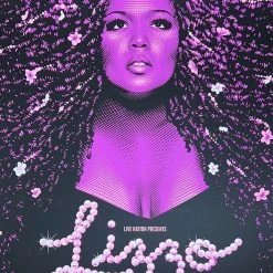 Lizzo - 2019 Tracie Ching Poster Philadelphia, PA The Met
