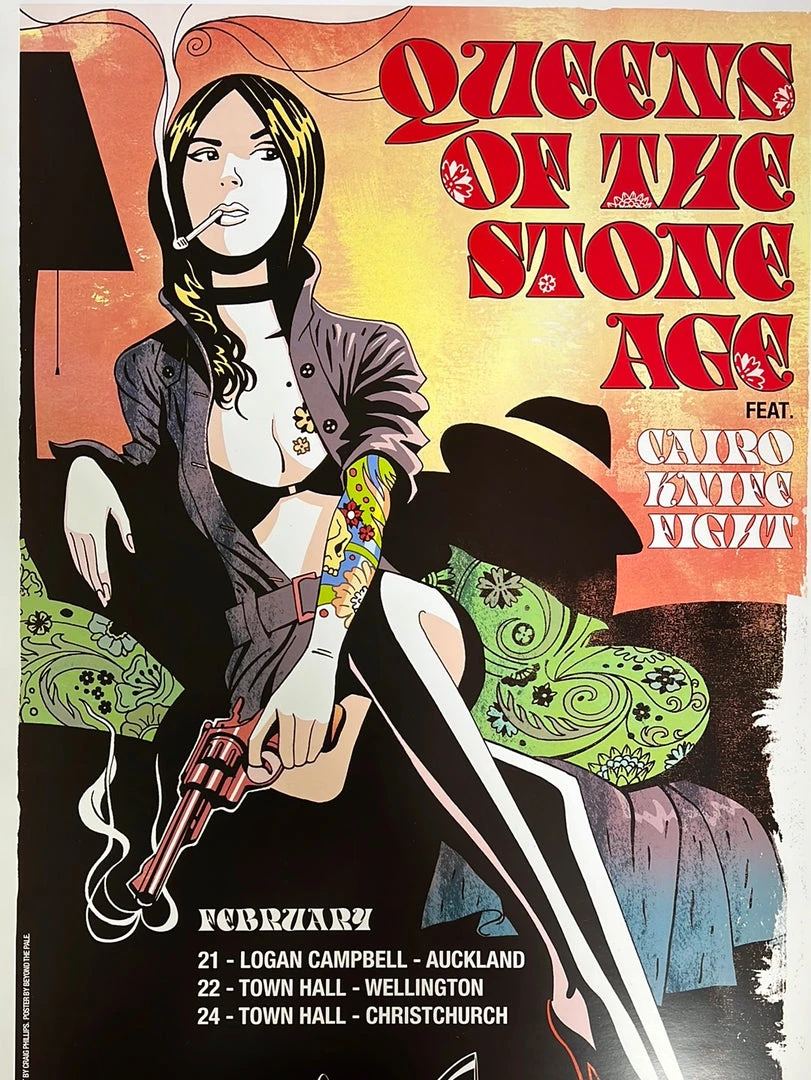 Queens Of The Stone Age - 2011 Craig Phillips Poster New Zealand