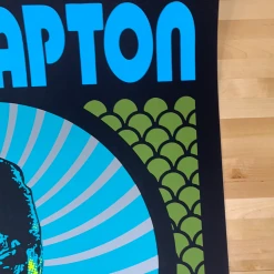 Eric Clapton - 2019 Scrojo Poster European Tour Gig Posters