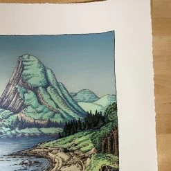 The Mountain Lake - 2021 David Welker Poster, Art Print 1st