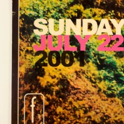 Echo And The Bunnymen - 2001 Forest Love Poster Fillmore Auditorium San Fran 1st Gig Posters