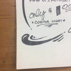 Uranium Savage - 1975 Kerry Awn Poster Austin, TX Soap Creek Saloon Gig Posters